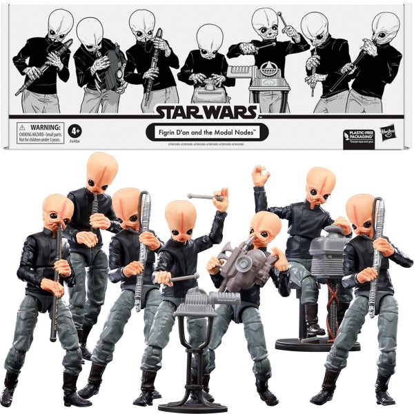 Star Wars The Vintage Collection Figrin D&#039;an and the Modal Nodes 3 3/4-Inch Action Figures