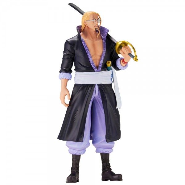 One Piece Roger Pirates Silvers Rayleight Ichibansho figure 21 cm