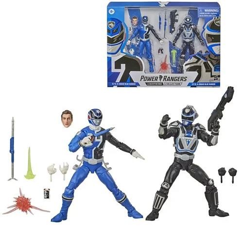 Power Rangers Lightning Collection Action Figures 15 cm S.P.D. B-Squad Blue Ranger &amp; S.P.D. A-Squad Blue Ranger (2-Pack)