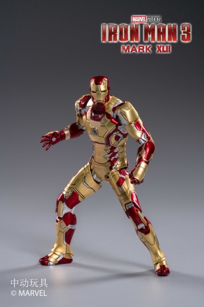 ZD Toys Actionfigur 1/10 Iron Man Mark XLII