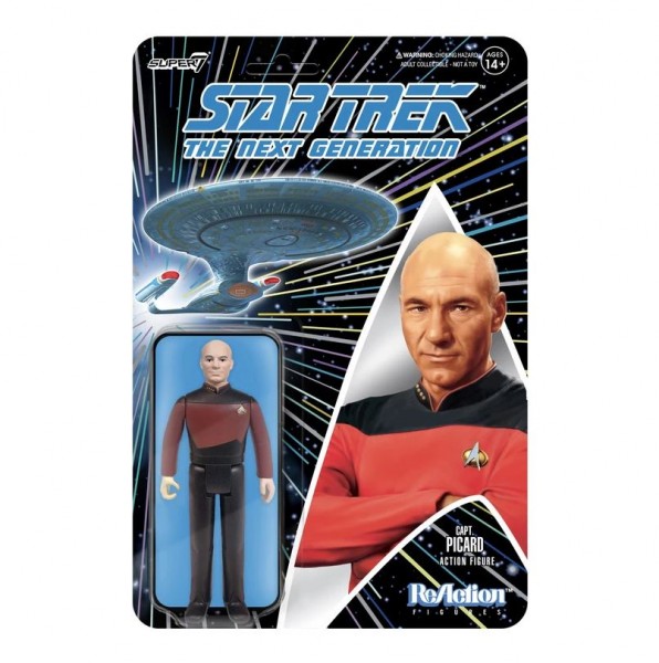 Star Trek Next Generation ReAction Actionfigur Captain Picard