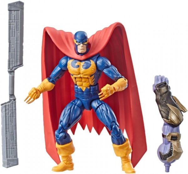 Avengers Marvel Legends action figure Nighthawk BAF: Thanos