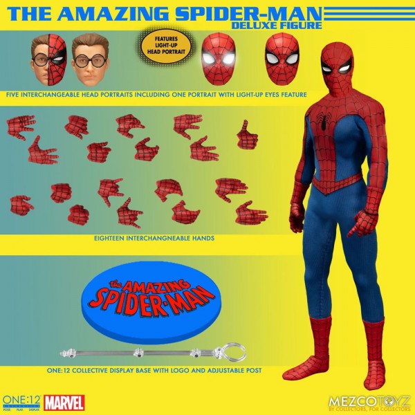 Marvel ´The One:12 Collective´ Actionfigur 1/12 The Amazing Spider-Man (Deluxe Edition)