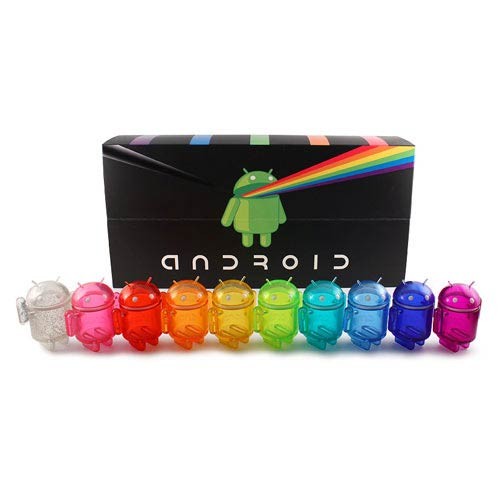 Android Minifiguren Rainbow Set