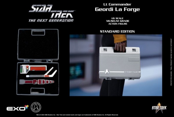 Star Trek: The Next Generation Actionfigur 1/6 Lt. Commander Geordi La Forge (Standard Version) 28 c