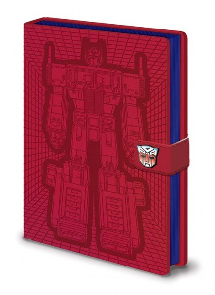 Transformers G1 Premium Notizbuch A5 Optimus Prime