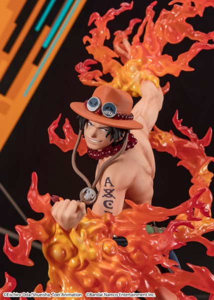 One Piece FiguartsZERO PVC Statue (Extra Battle) Portgas. D. Ace -One Piece Bounty Rush 5th Annivers