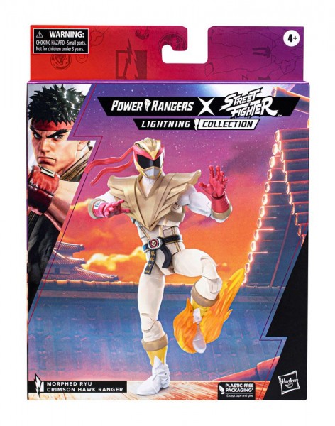 Power Rangers x Street Fighter Lightning Collection Action Figure Morphed Ryu Crimson Hawk