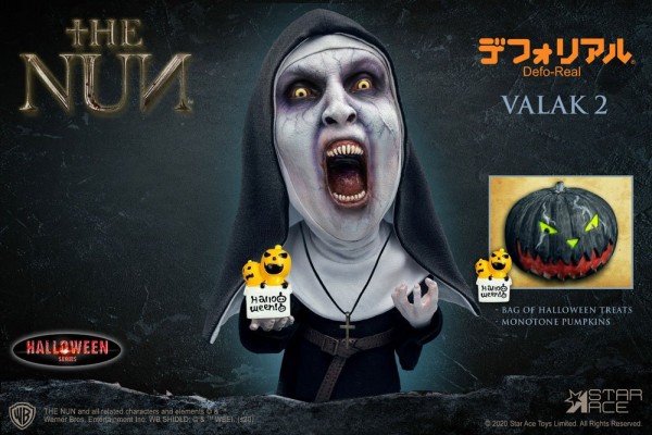 The Nun Defo-Real Series Vinylfigur Valak 2 (Open Mouth) Halloween Version