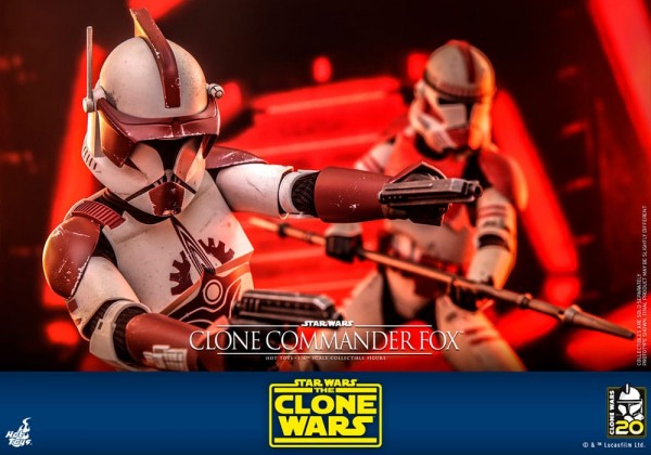 Star Wars: The Clone Wars Action Figure 1/6 Clone Commander Fox 30 cm