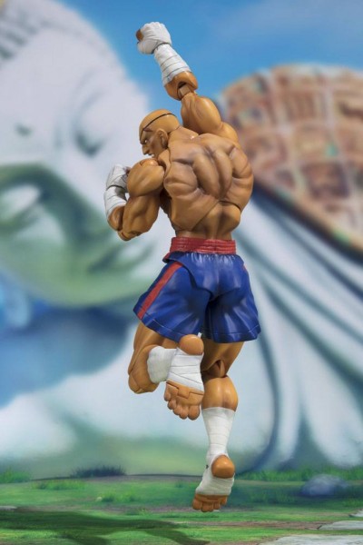 B-Artikel: Street Fighter S.H. Figuarts Action Figure Sagat (Tamashii Web Exclusive)