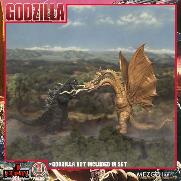 Godzilla: Destroy All Monsters '5 Points' Action Figures Deluxe Box Set Round 2