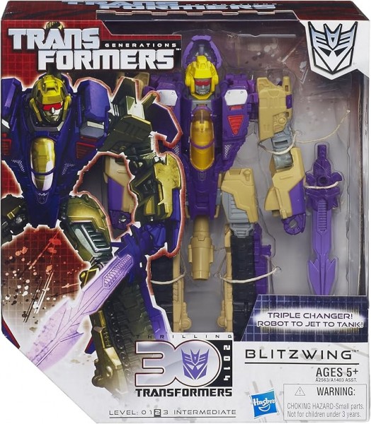 B-Ware Transformers Generations 30th Anniversary Blitzwing Voyager Actionfigur - defekte Verpackung