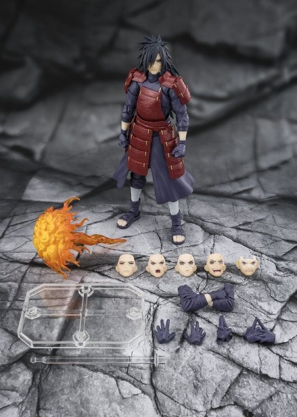 Naruto Shippuden S.H.Figuarts Actionfigur Madara Uchiha Legend of Darkness 17 cm