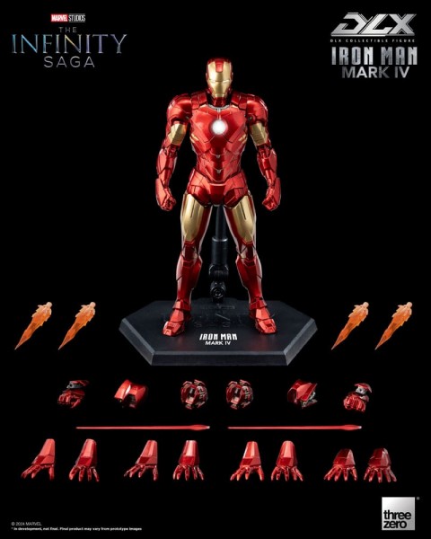 Infinity Saga DLX Actionfigur 1:12 Iron Man Mark 4 17 cm