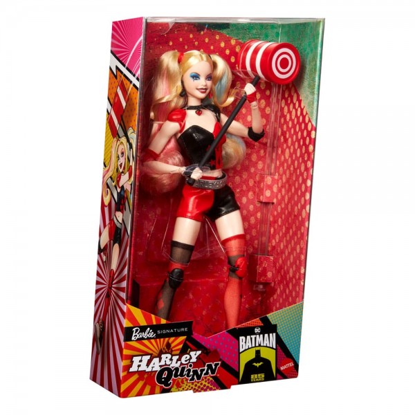 DC Comics Barbie Signature Puppe Harley Quinn (Batman 85th Anniversary)