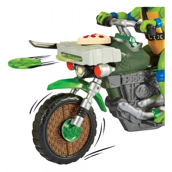 Teenage Mutant Ninja Turtles: Mutant Mayhem Drive n Kick Motorrad mit Leo