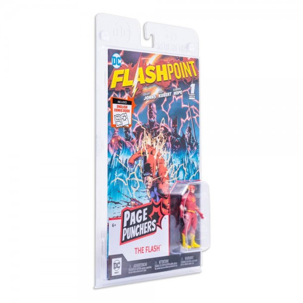 DC Page Punchers Actionfigur & Comic The Flash (Flashpoint)