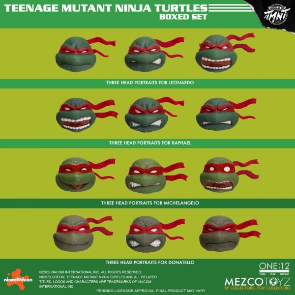 Teenage Mutant Ninja Turtles One:12 Collective Actionfiguren 1/12 Boxed Set 17 cm