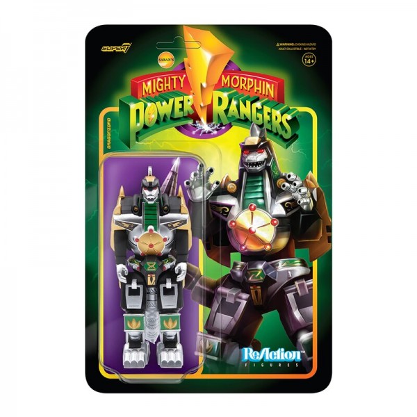 Mighty Morphin&#039; Power Rangers ReAction Action Figure Dragonzord
