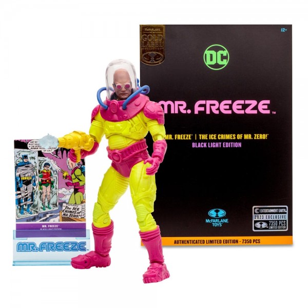 DC Multiverse Action Figure Mr. Freeze (Black Light) (Gold Label) 18 cm