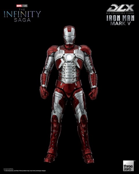 Infinity Saga DLX Action Figure 1:12 Iron Man Mark 5 17 cm