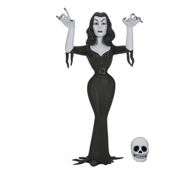 Vampira Toony Terrors Action Figure Vampira Silver Screen Edition 15 cm