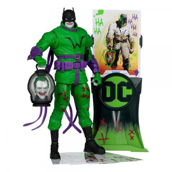 DC Multiverse Action Figure Batman (Batman: Last Knight on Earth) Jokerized (Gold Label) 18 cm