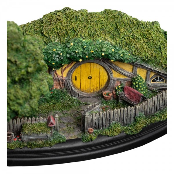 Der Hobbit Statue Hobbit Hole - 25 Gandalf's Cutting 14 cm