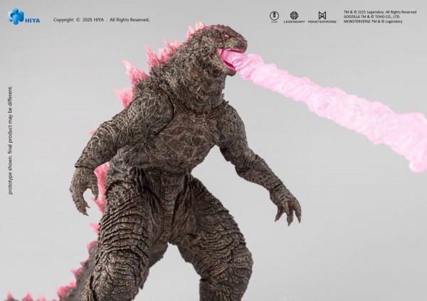 Godzilla x Kong The New Empire Exquisite Basic Actionfigur Heat Ray Godzilla Evolved Ver. 18 cm
