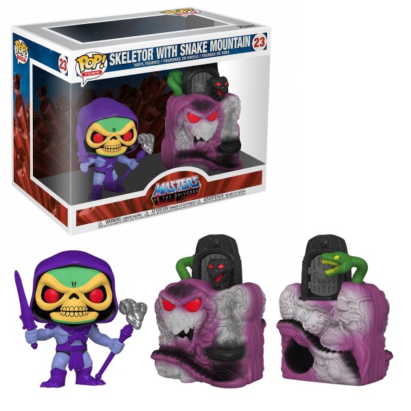 Masters of the Universe Funko Pop! Town Vinyl Figure Skeletor with Snake Mountain