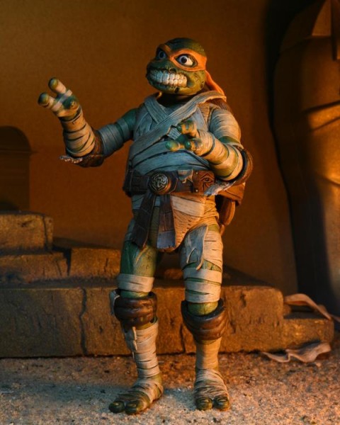 Universal Monsters x TMNT Actionfigur Ultimate Michelangelo as The Mummy
