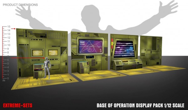 Extreme Sets Pop-Up Diorama Display Pack Base Of Operation 1/12