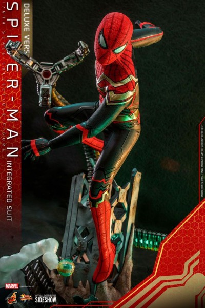Spider-Man No Way Home Movie Masterpiece Actionfigur 1/6 Spider-Man (Integrated Suit) Deluxe Version