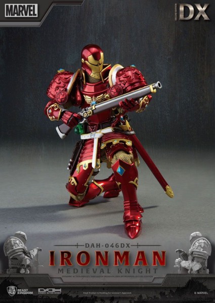 Marvel Dynamic 8ction Heroes Actionfigur Medieval Knight Iron Man (Deluxe Version)