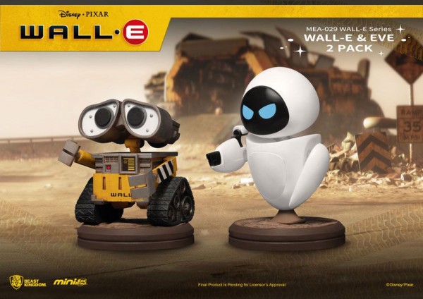 Wall-E 'Mini Egg Attack Action' Figuren Wall-E & Eve (2-Pack)