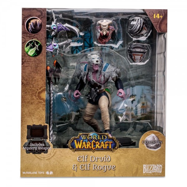 World of Warcraft Actionfigur Night Elf: Druid / Rogue 15 cm