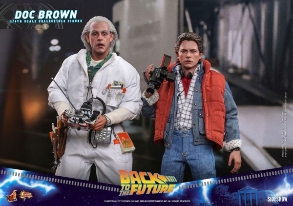 Back to the Future Movie Masterpiece Action Figure 1/6 Doc Brown