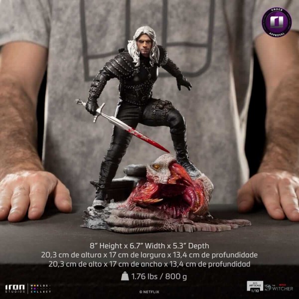 The Witcher BDS Art Scale Statue 1/10 Geralt of Riva 33 cm
