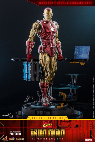 Marvel The Origins Collection Comic Masterpiece Action Figure 1/6 Iron Man (Deluxe)