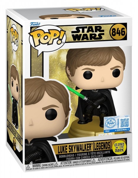 Star Wars Legends POP! Vinyl Figur Luke (GW) 9 cm