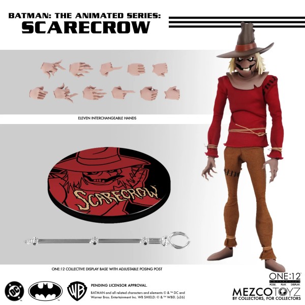 Batman: The Animated Series Actionfigur 1/12 Scarecrow 17 cm