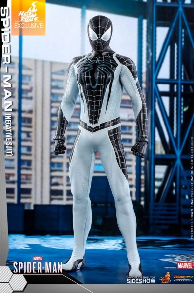 Spider-Man Video Game Masterpiece Action Figure 1/6 Spider-Man (Negative Suit) Exclusive