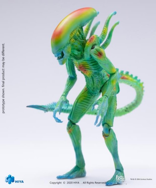 Alien vs. Predator Action Figure 1/18 Alien Warrior (Thermal Vision) Exclusive