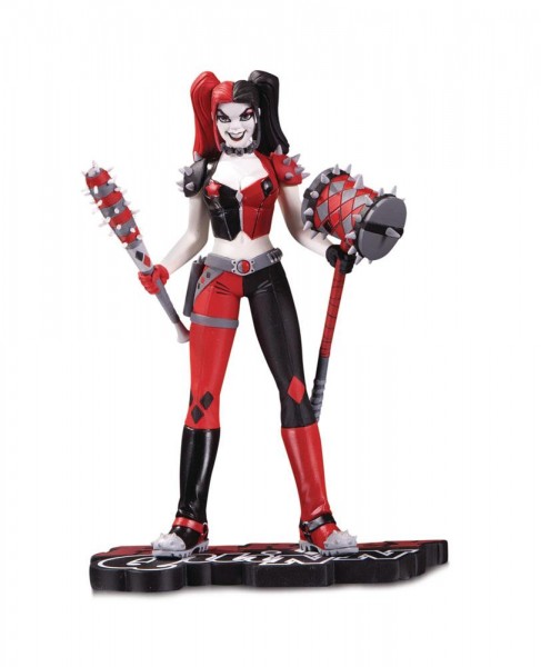 DC Comics Red, White &amp; Black Statue Harley Quinn by Amanda Conner