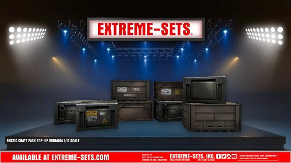 Extreme Sets Rustic Crate Pack Pop-Up Diorama 1/12