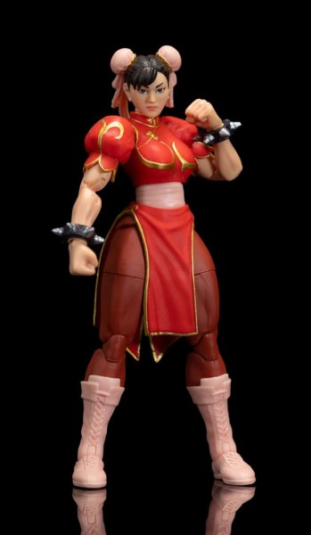 Ultra Street Fighter II: The Final Challengers Actionfigur 1:12 Chun-Li Player 2 Red Ver. 15 cm