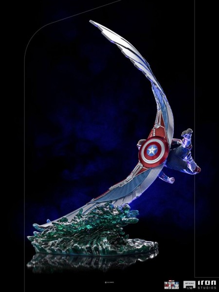 The Falcon and the Winter Soldier BDS Art Scale Statue 1/10 Captain America Sam Wilson (Deluxe)