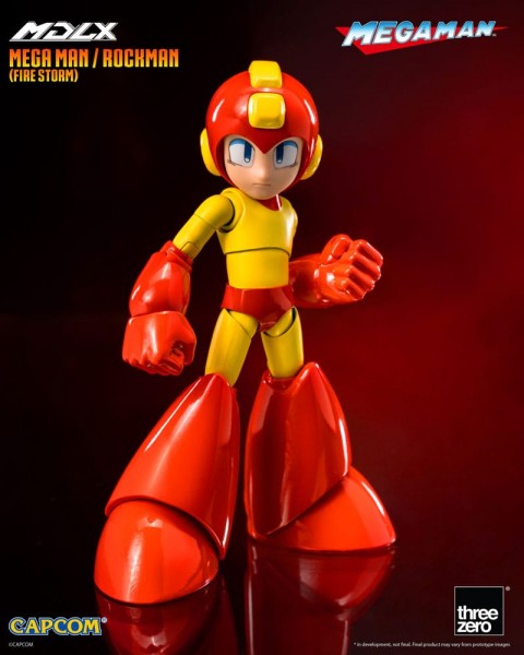 Mega Man MDLX Actionfigur Mega Man / Rockman (Fire Storm) 10 cm