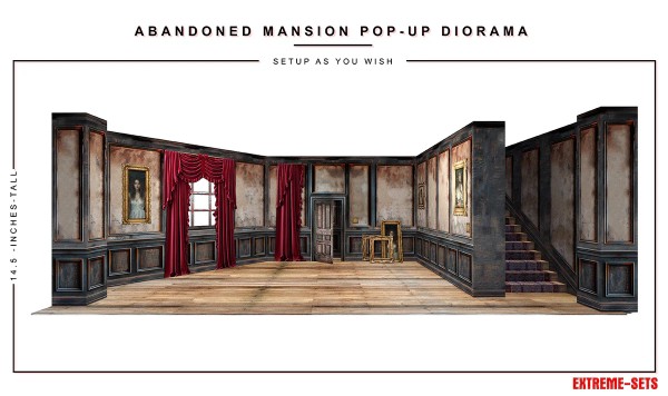Extreme Sets Abandoned Mansion Pop-Up Diorama 1/12
